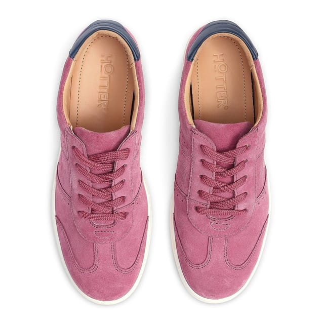 Hotter Hotter Women's 'Maeve' Trainers in Dusty Pink - 3