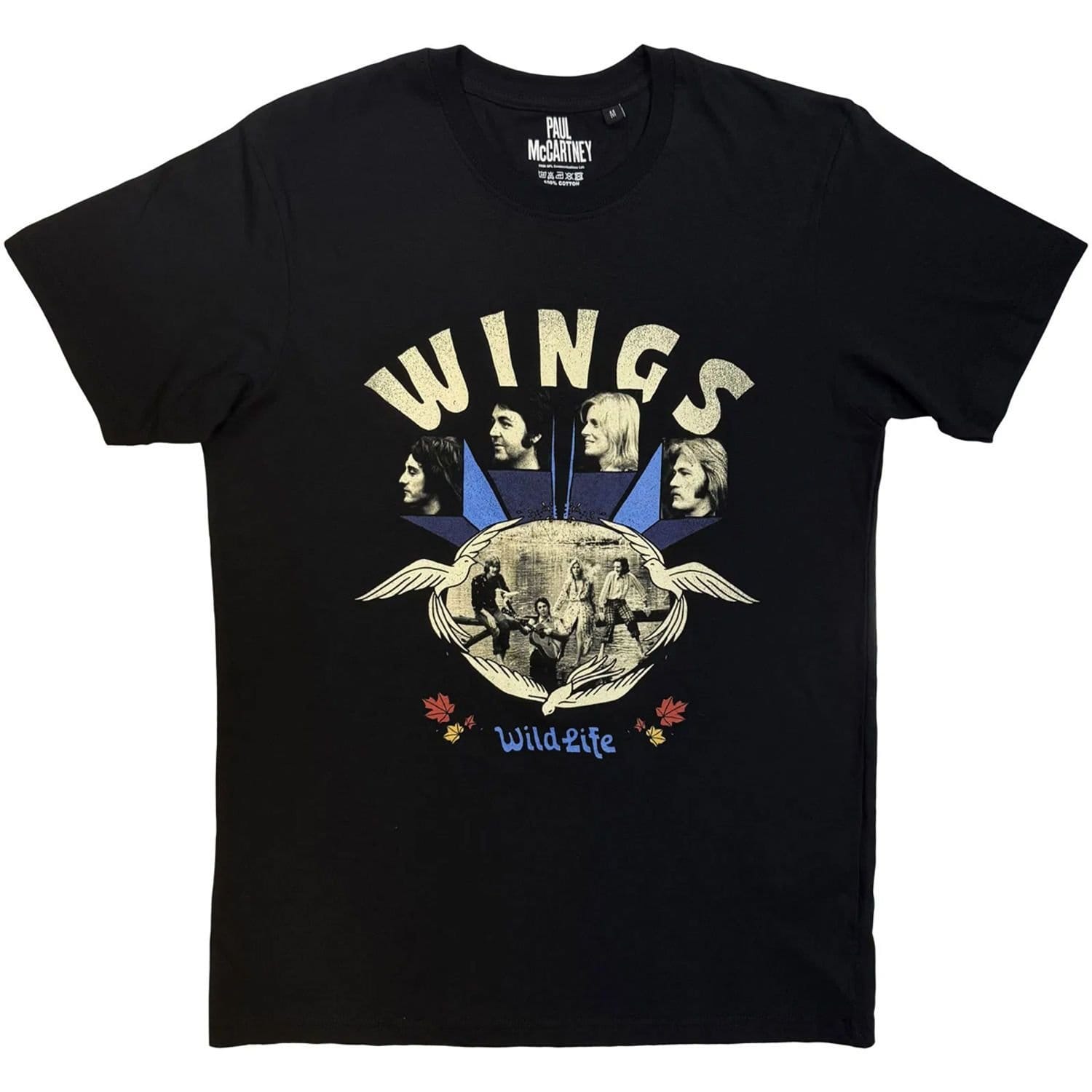 Paul McCartney Black Wildlife T-Shirt