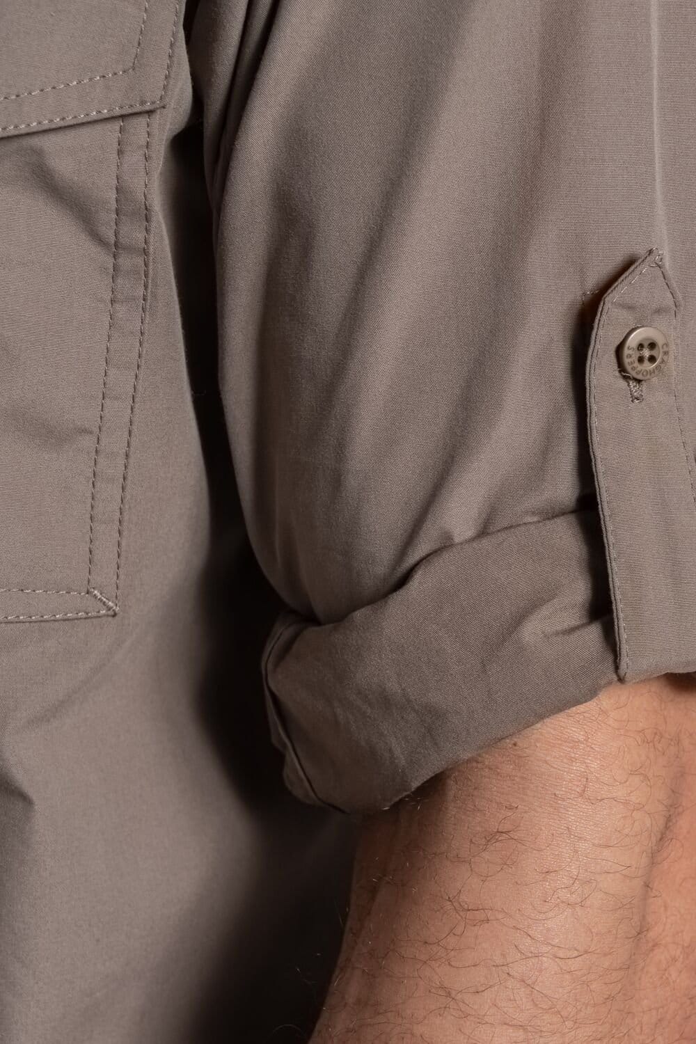 Craghoppers Craghoppers Men's Kiwi II Long Sleeved Anti-Insect Shirt in Beige - 4