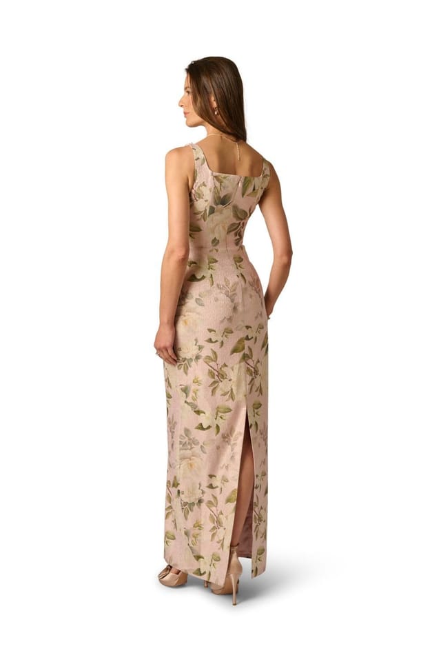 Adrianna Papell Adrianna Papell Women's Stretch Jacquard Column Dress - 3