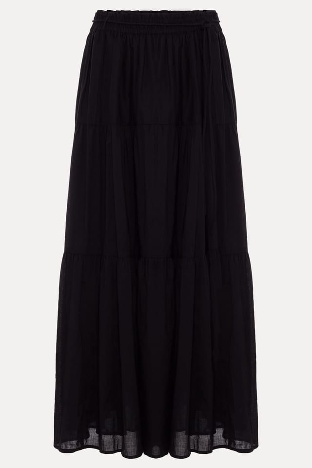 Phase Eight Phase Eight Women's Alva Tiered Maxi Skirt in Black - 2