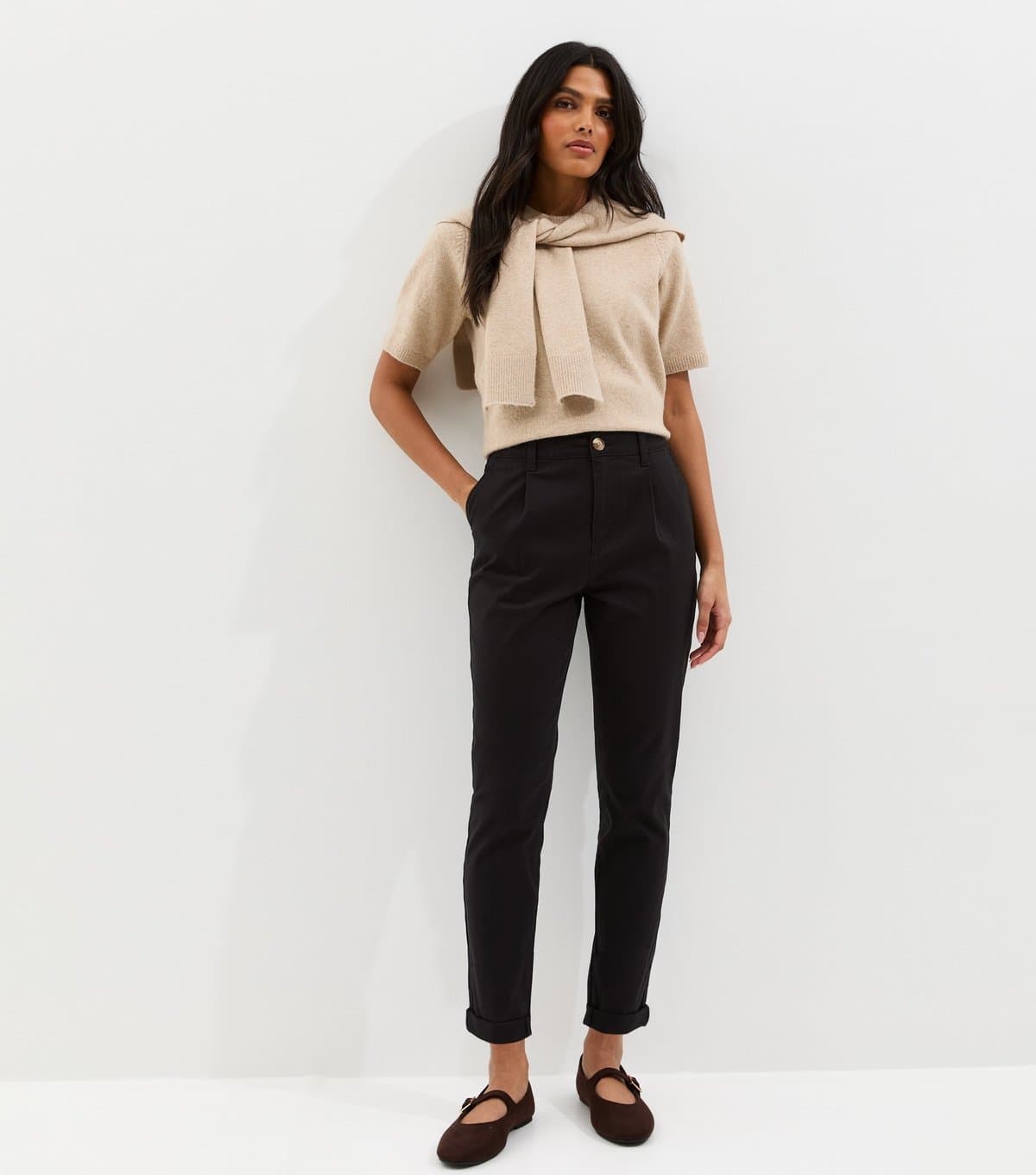 New Look New Look Black Slim Leg Chino Trousers