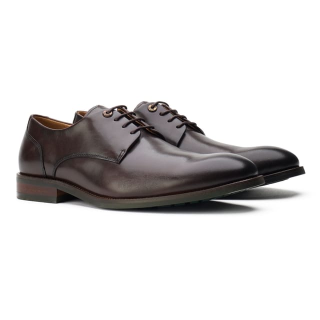 Simon Carter SIMON CARTER Men's Stegosaurus Derby Shoes in Brown - 2