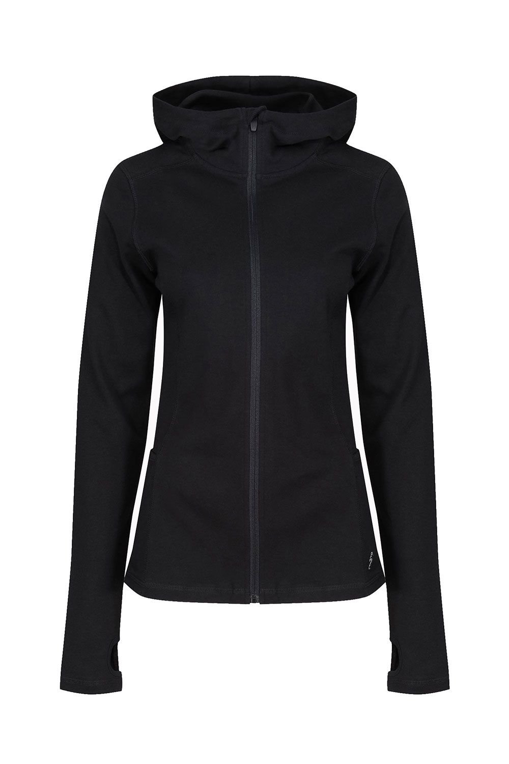 Luke 1977 Luke 1977 Women's Barbell Zip Through Hoodie in Jet Black - 4