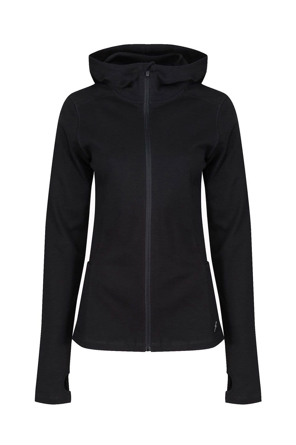 Luke 1977 Luke 1977 Women's Barbell Zip Through Hoodie in Jet Black - 4