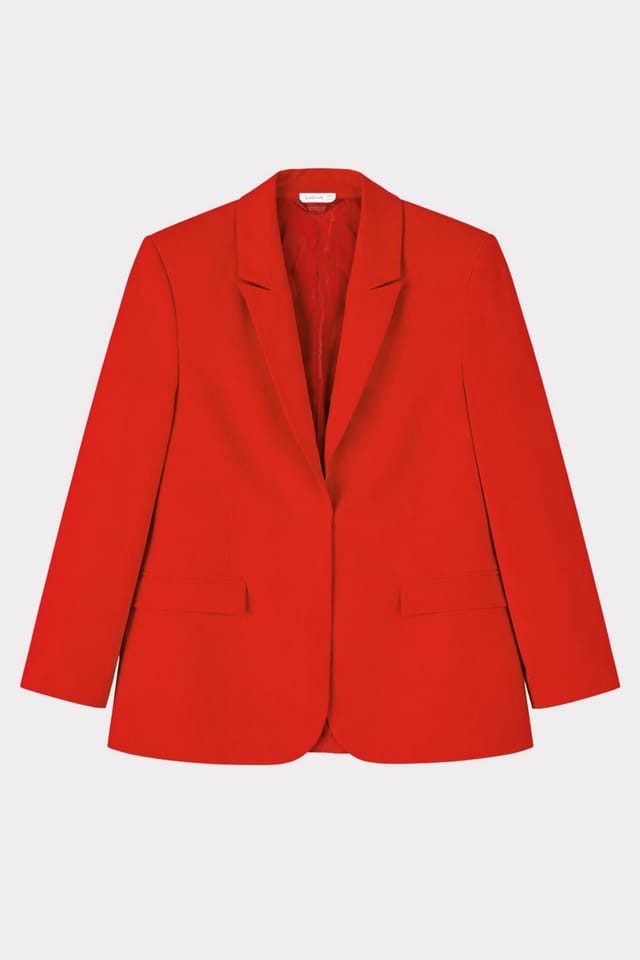 Kettlewell Kettlewell Women's Soft Tailored Blazer in Red - 2