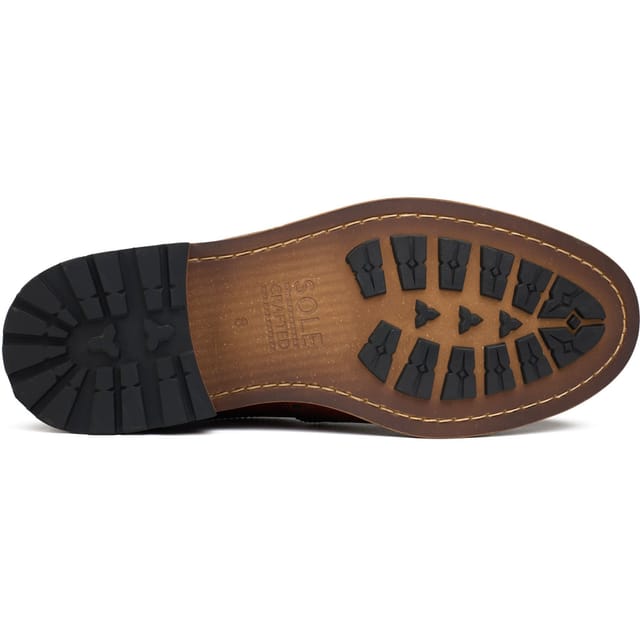 SOLE SOLE Men's Caliper Brogue Shoes in Tan - 3