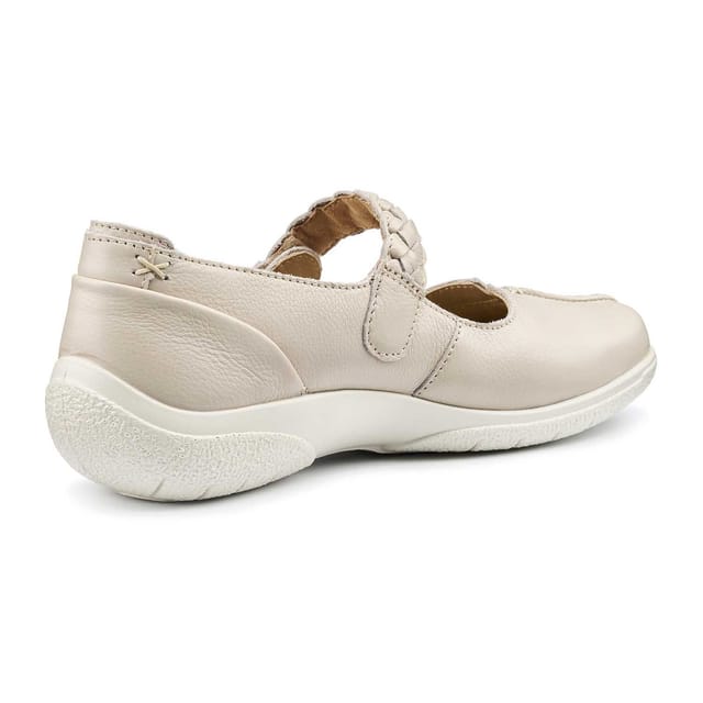Hotter Hotter Women's Wide Fit 'Shake II' Mary Janes in Cream - 3