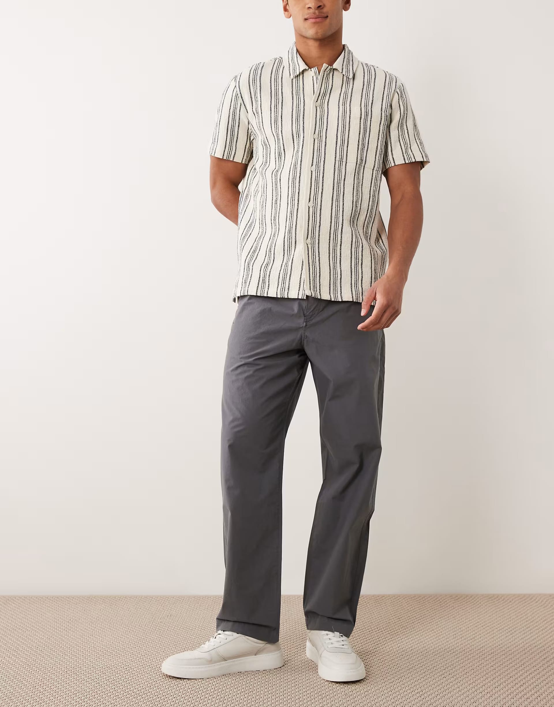 PS Paul Smith Dark Grey Drawstring Trousers