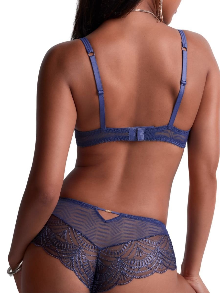 Aubade Aubade Women's Vibes Moulded Push-Up Bra in Blue - 4