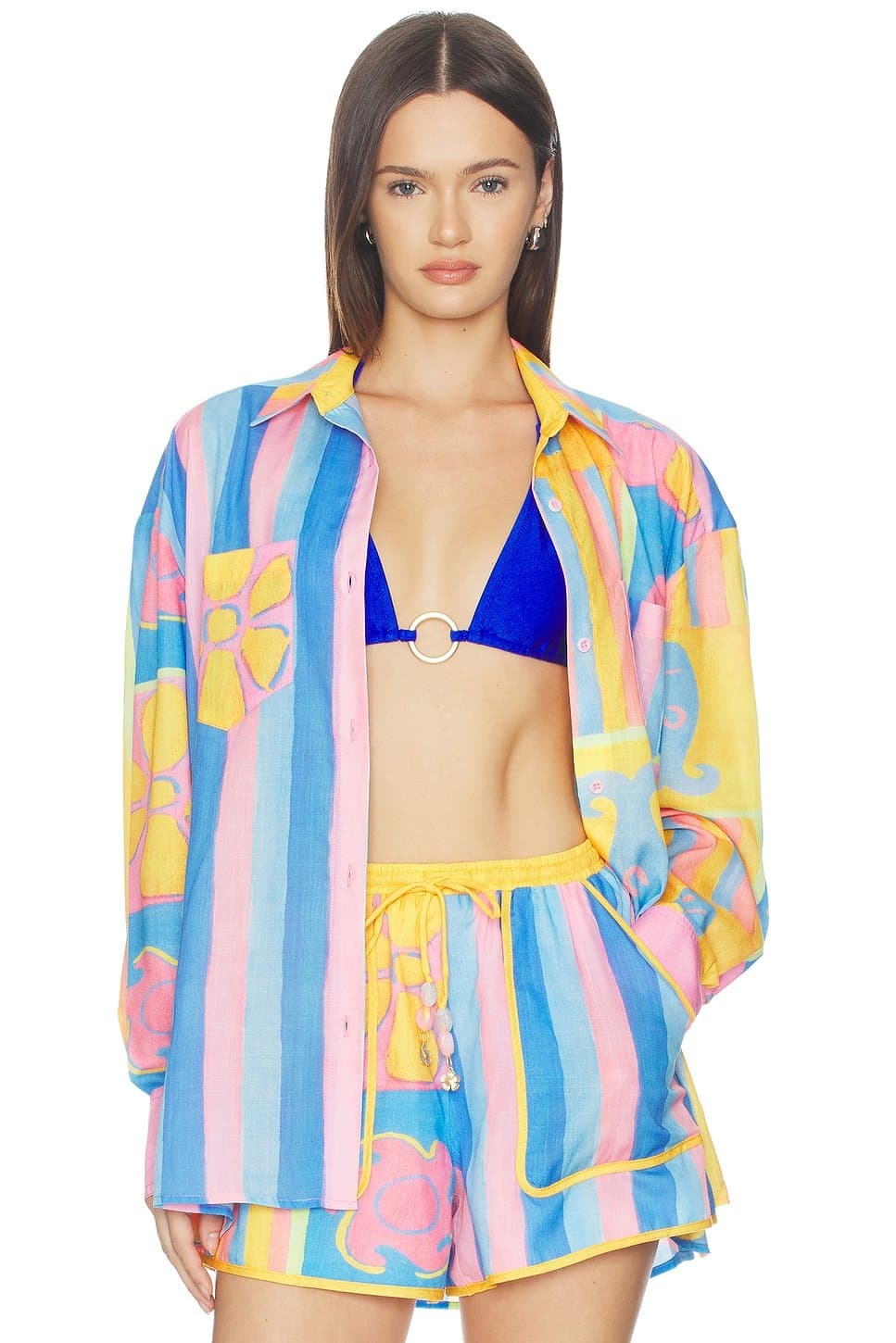 revolve Long Sleeve Beach Shirt