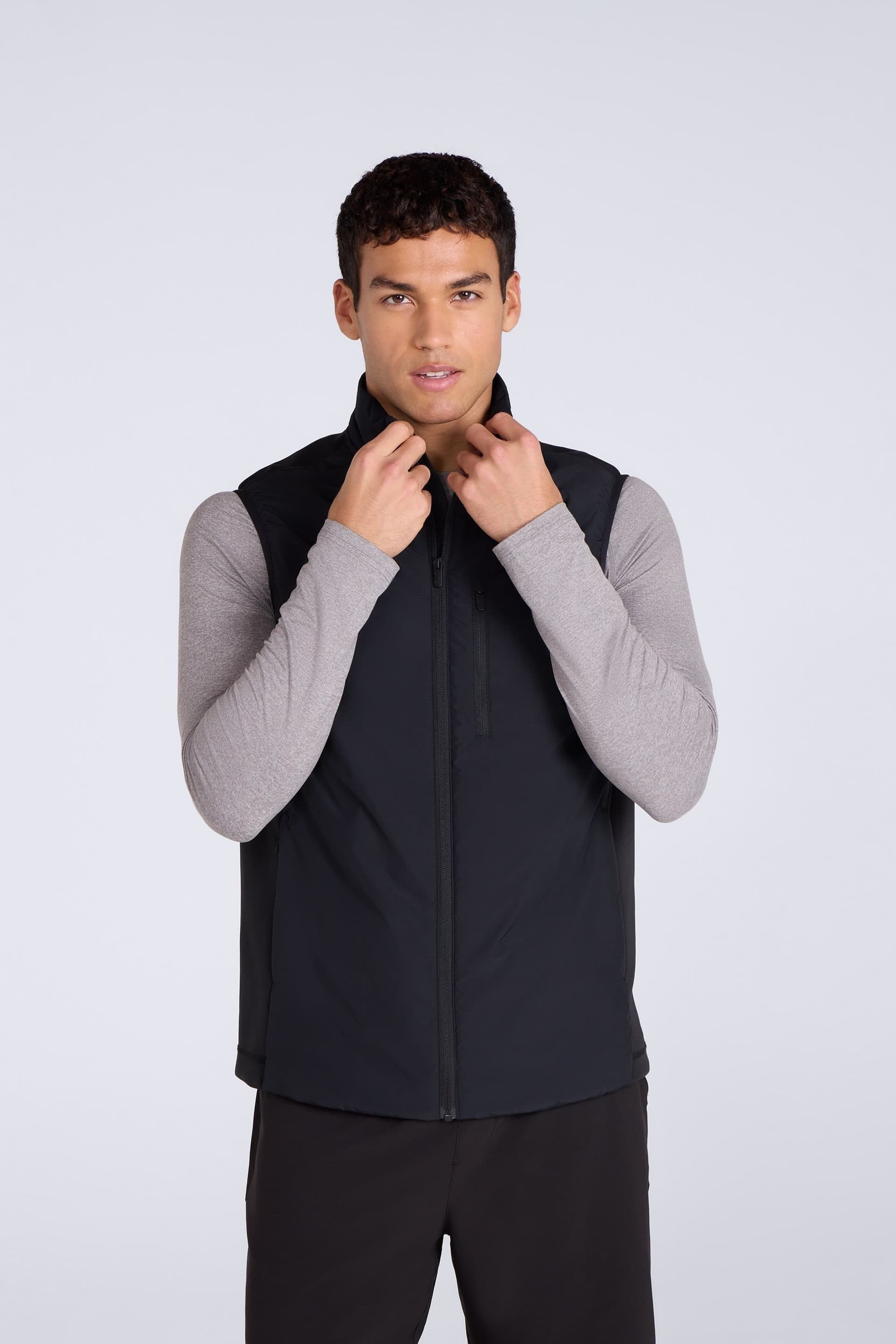 Animal Animal Men's 'Archie' Casual Lightweight Sleeveless Active Full Zip Outdoor Gilet in Black