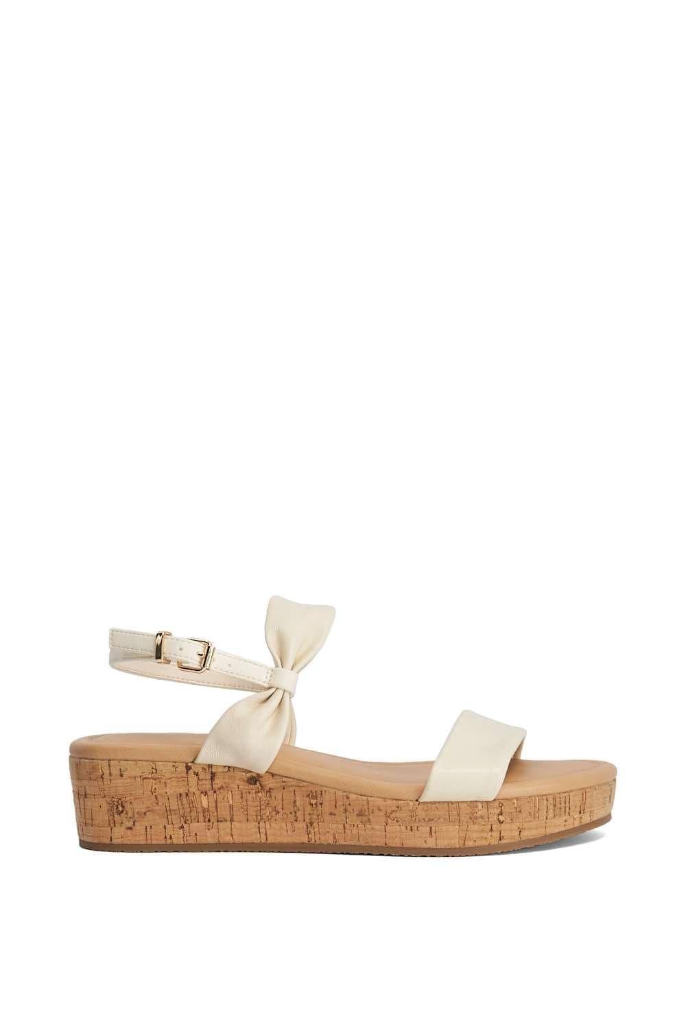 Dune London Dune London Women's 'Laliz' Leather Sandals in White