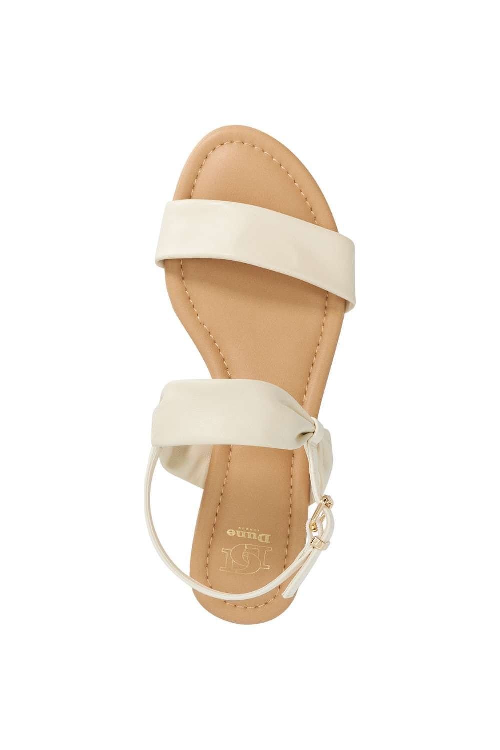 Dune London Dune London Women's 'Laliz' Leather Sandals in White - 4
