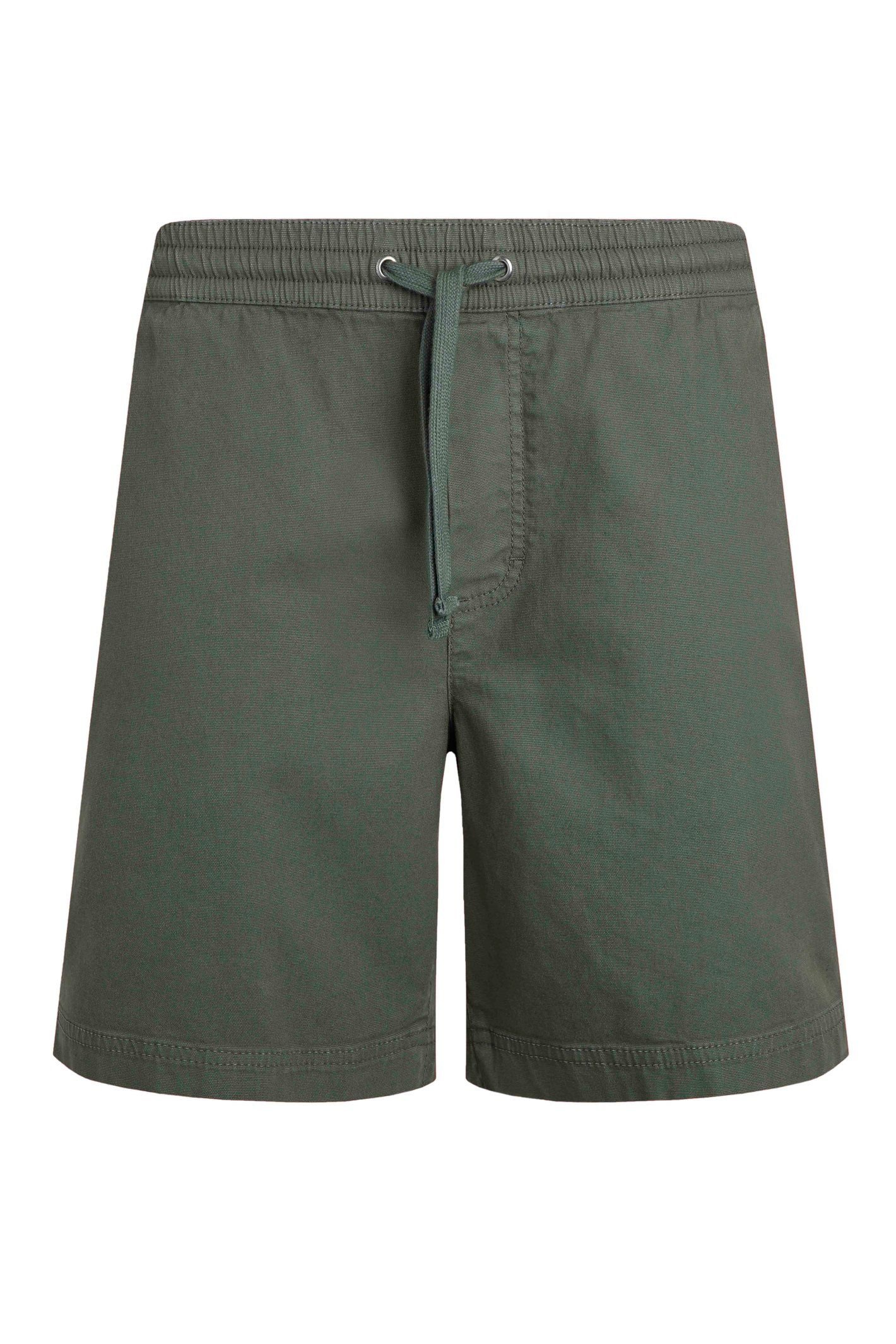Weird Fish Weird Fish Men's Weston Canvas Shorts in Dark Olive - 2