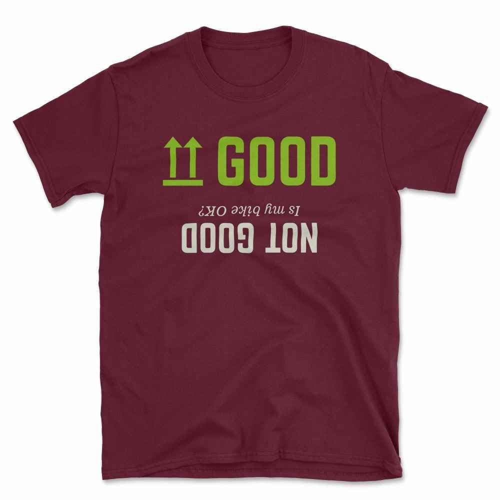 Bad Zebedee Bad Zebedee Burgundy Biker T-Shirt