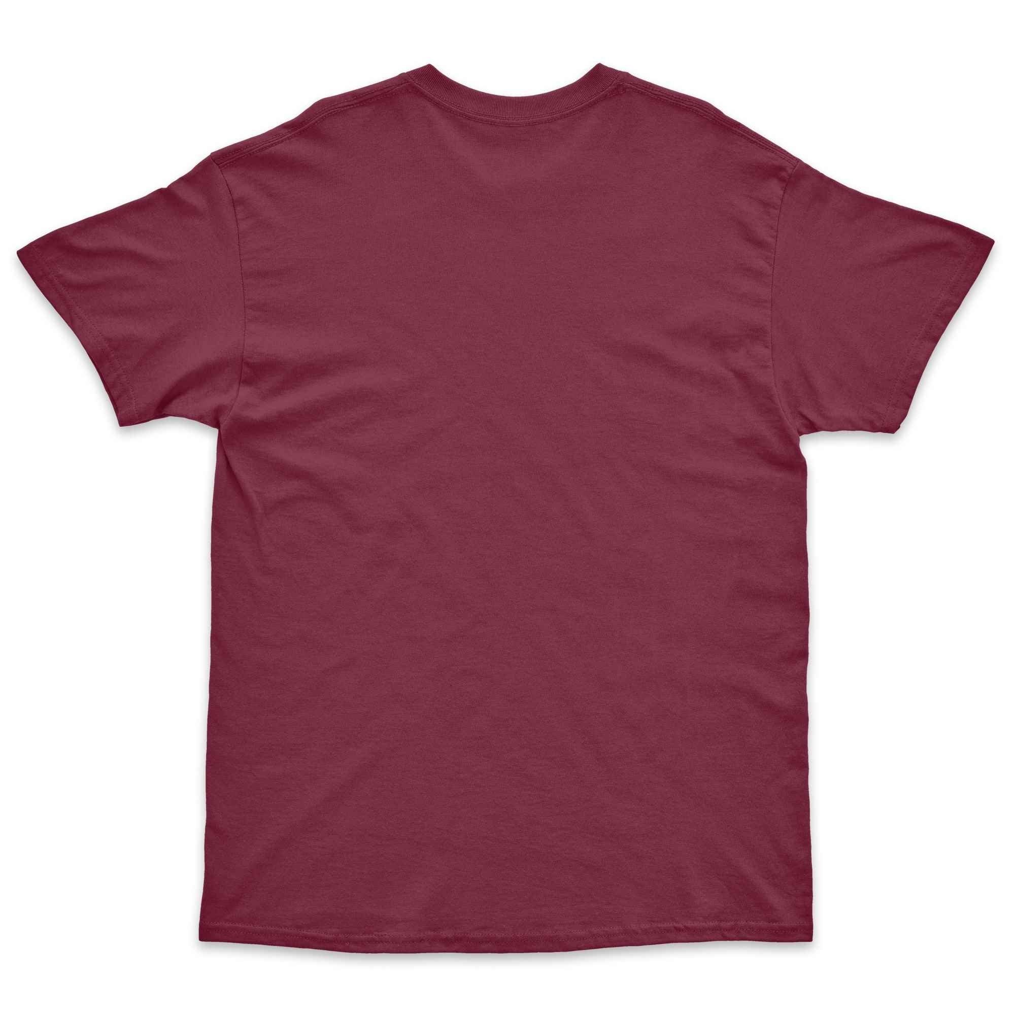 Bad Zebedee Bad Zebedee Men's Good Not Good Biker T-Shirt in Burgundy - 2