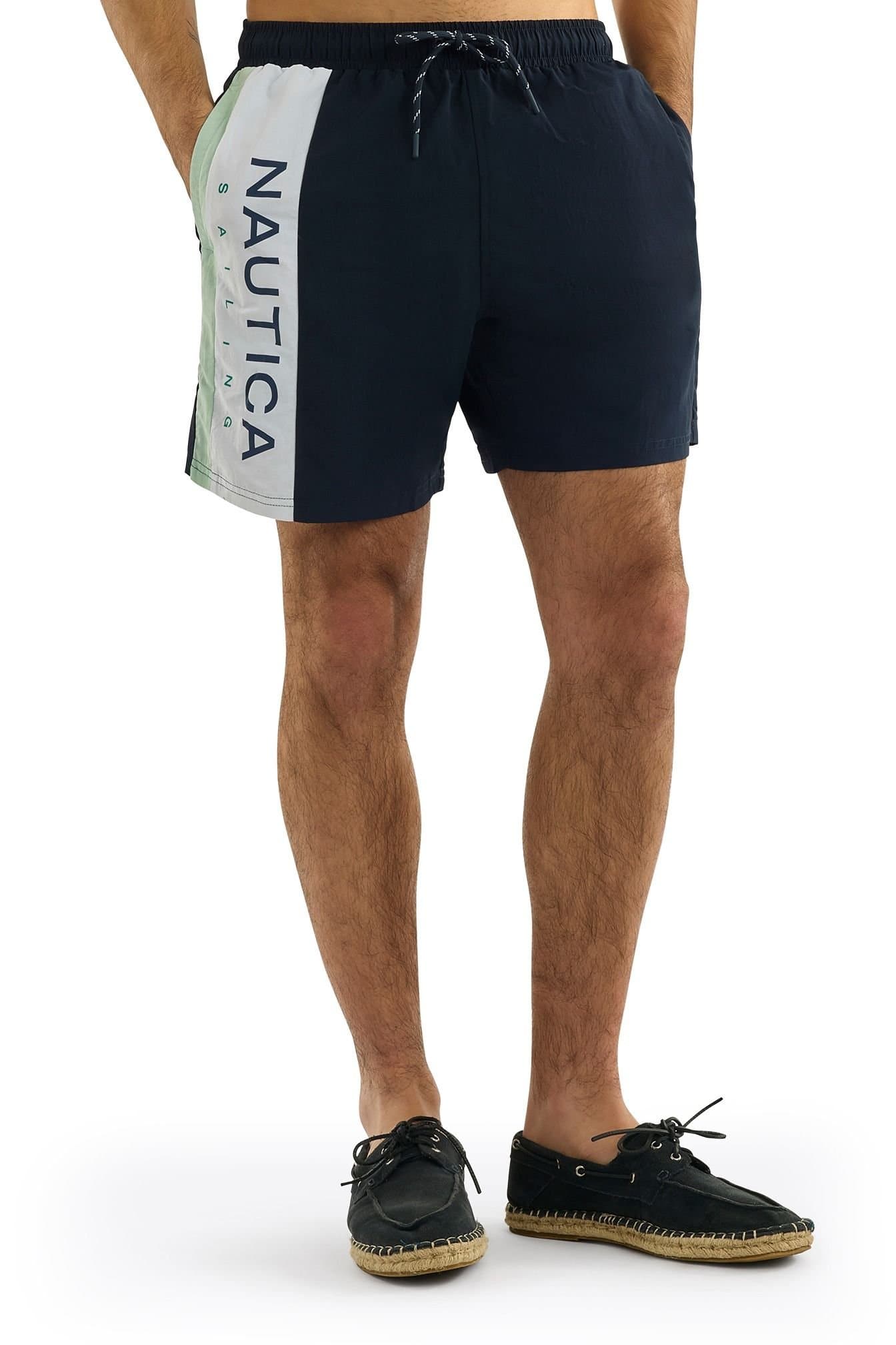 Nautica Nautica Men's Knox 2 6" Swim Shorts in Dark Navy