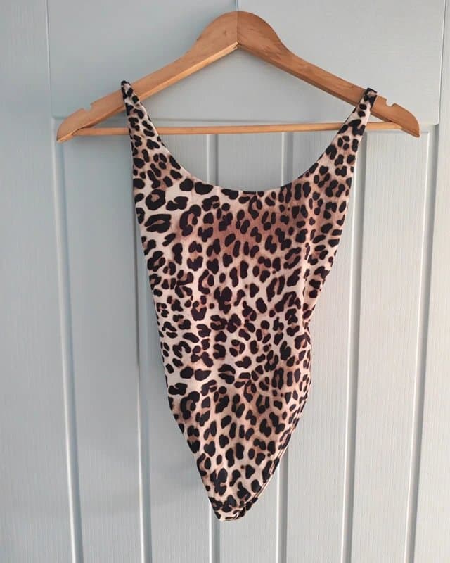 Bershka Bershka bodysuit size XS leopard