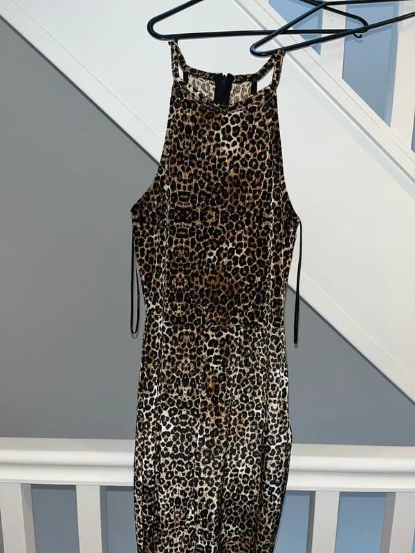 Bershka Bershka leopard print jumpsuit size small new with tags