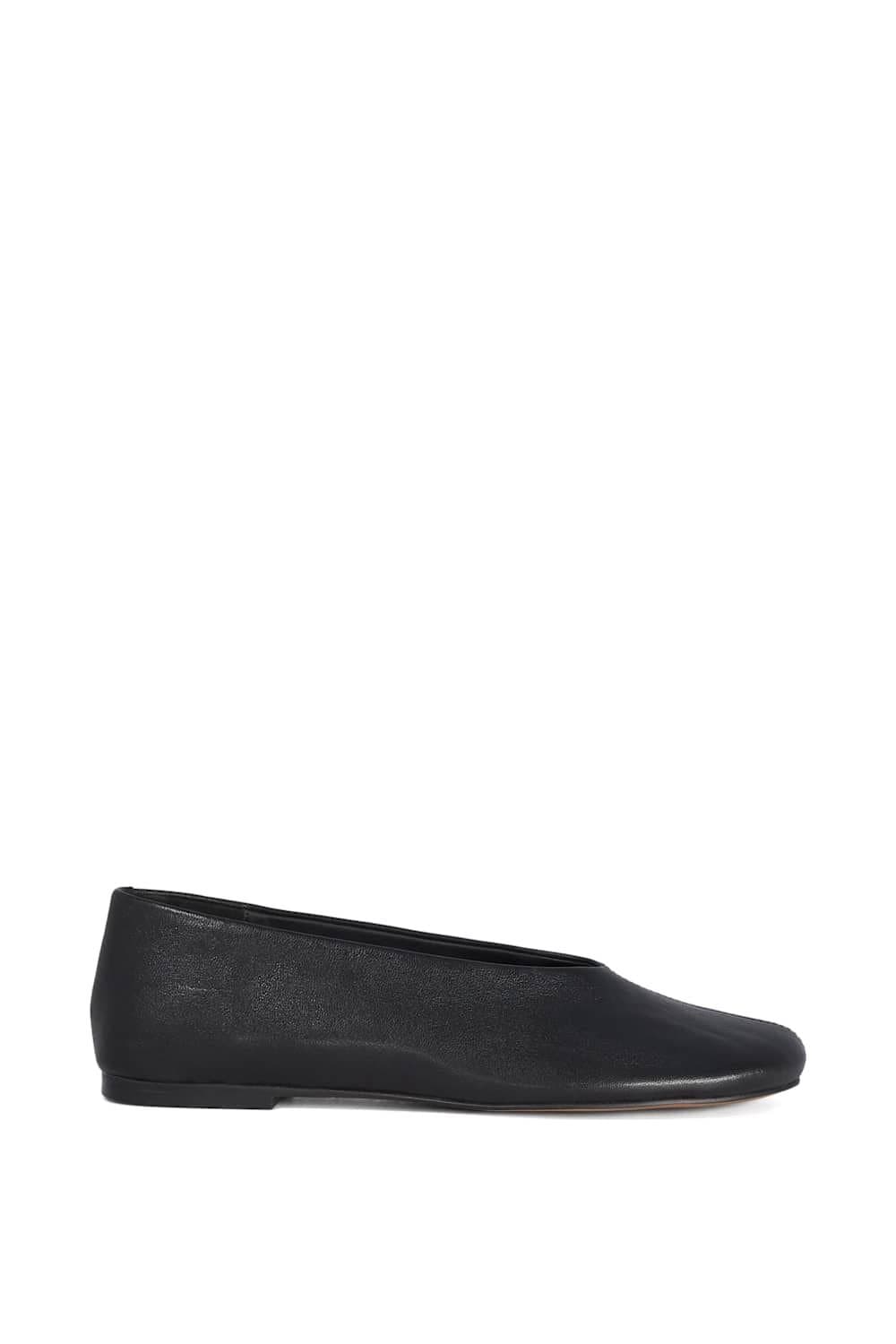 Dune London Dune London Women's 'Highway' Leather Ballet Pumps in Black