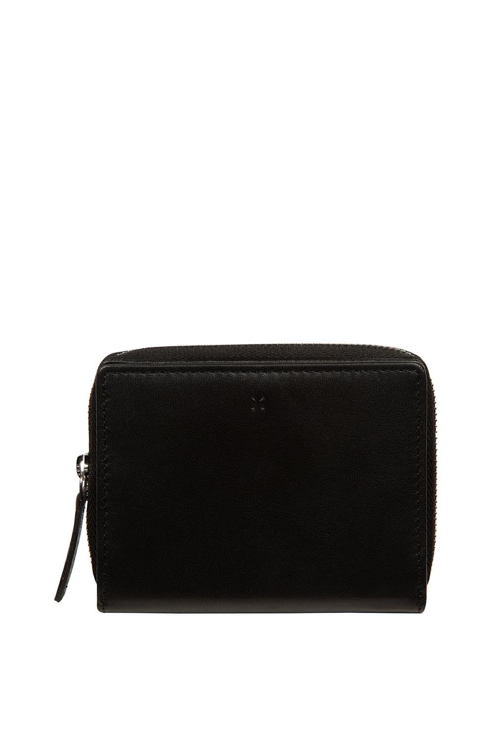 NiNa Amora NiNa Amora Women's 'Lilia' Tan Leather Purse in Black