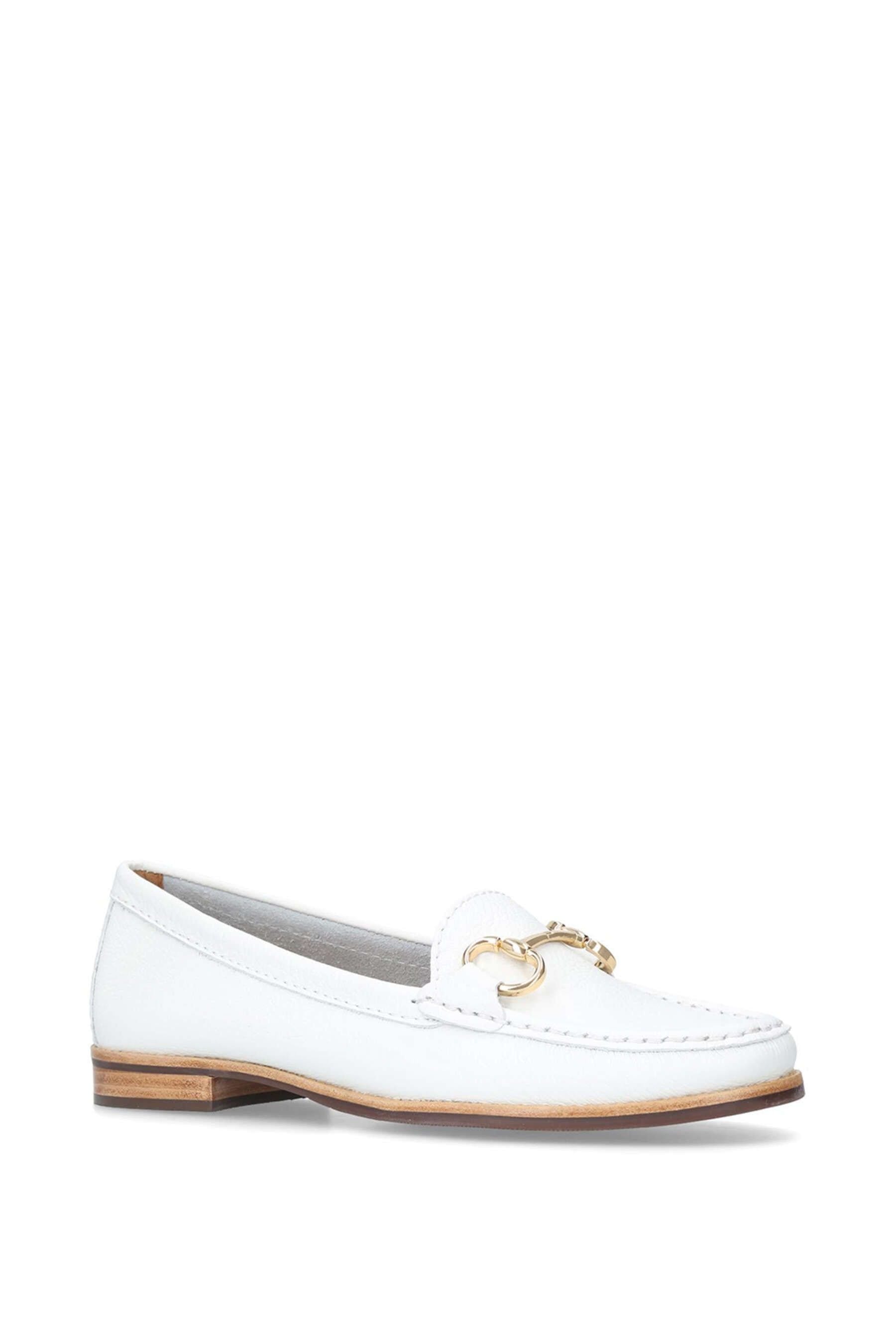 Carvela Carvela Women's 'Click' Leather Flats in White - 4