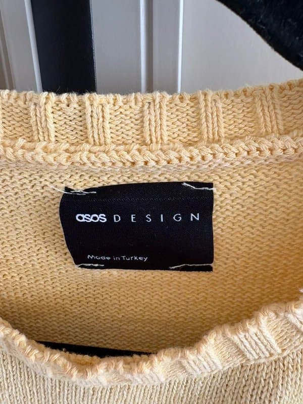 ASOS Design Yellow sweater vest