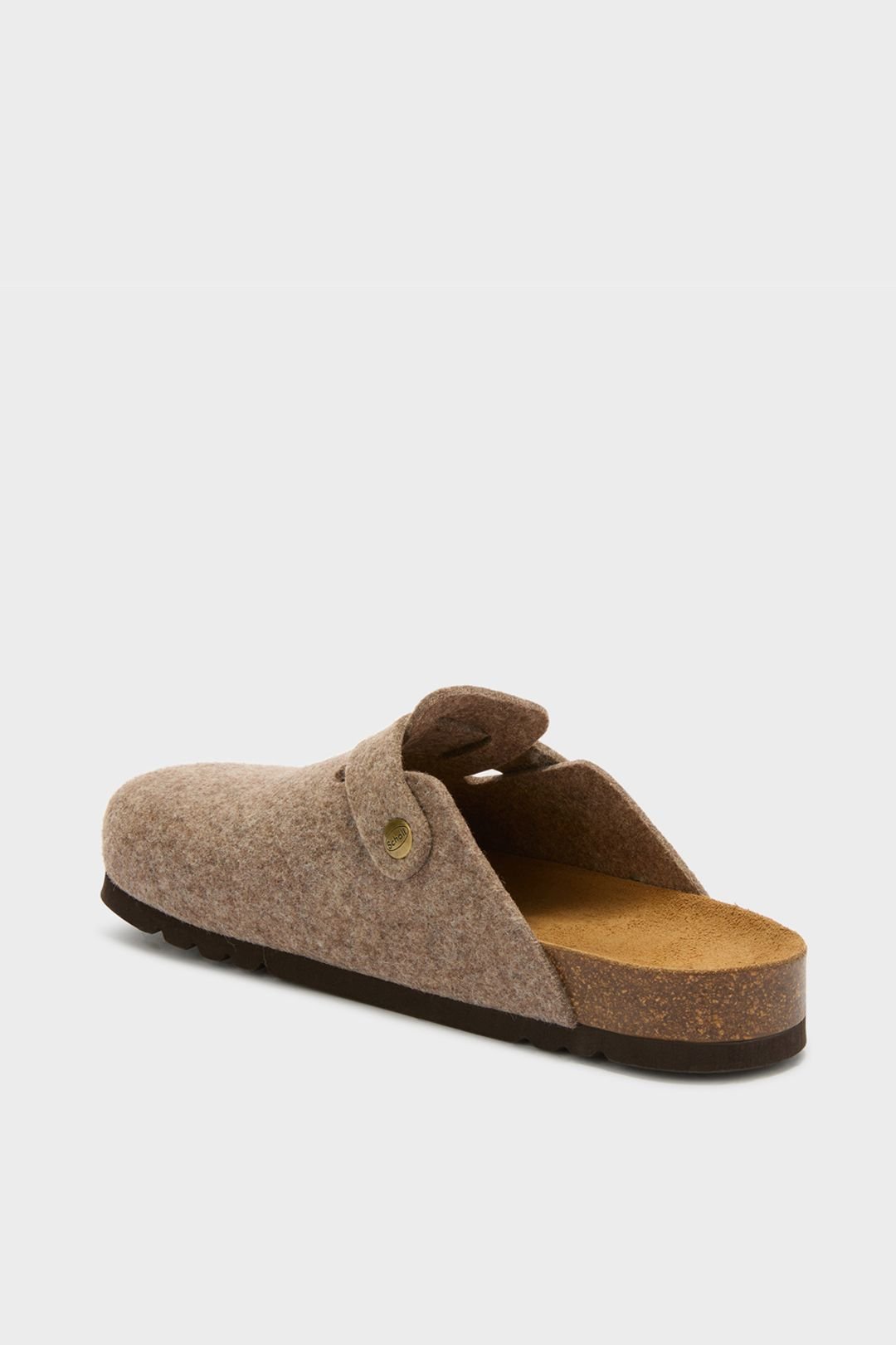 Scholl Scholl Men's Oliver Felt Clog Light Brown - 4