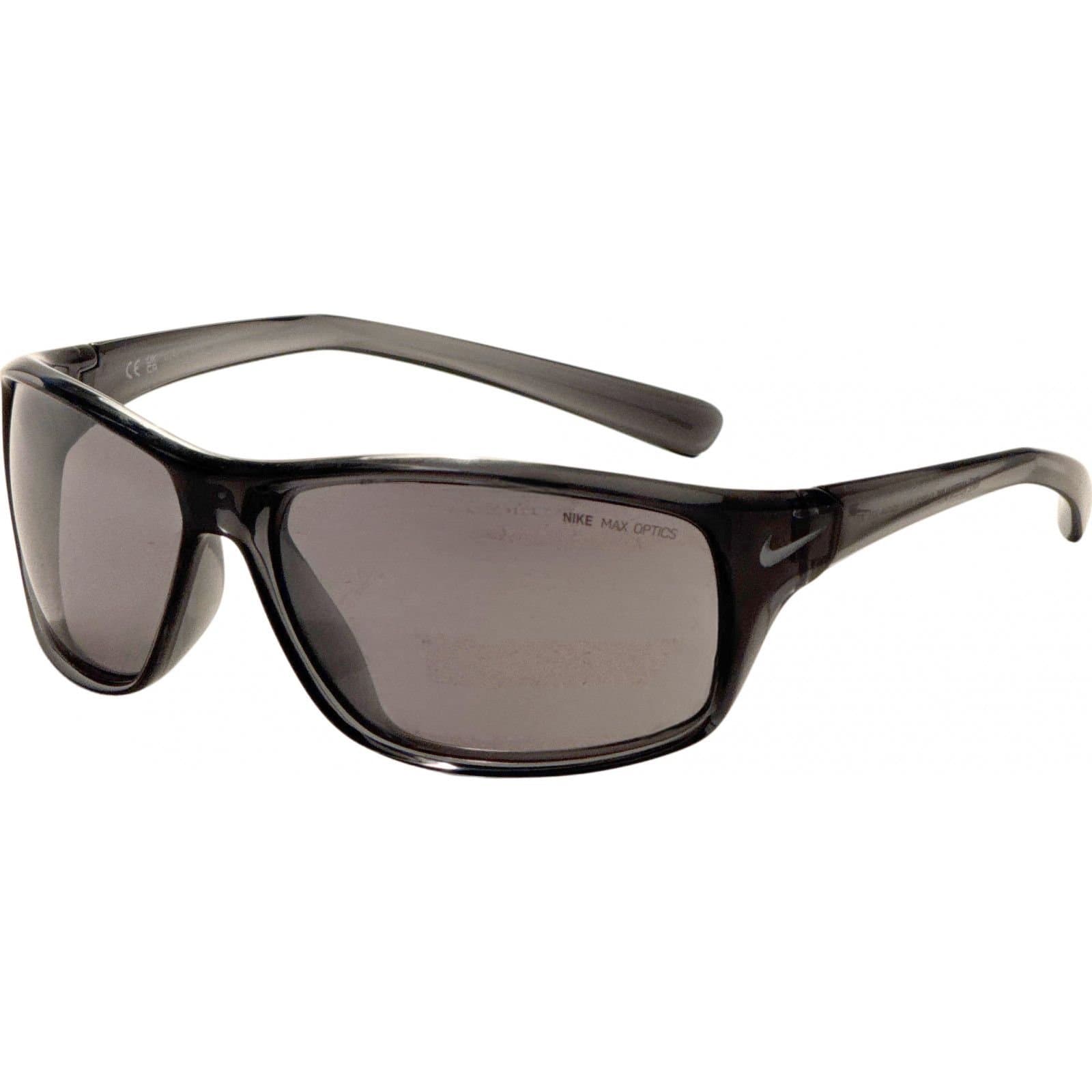 Nike Nike Men's EV0605-011-64 Adrenaline Square/Rectangle Sunglasses in Grey