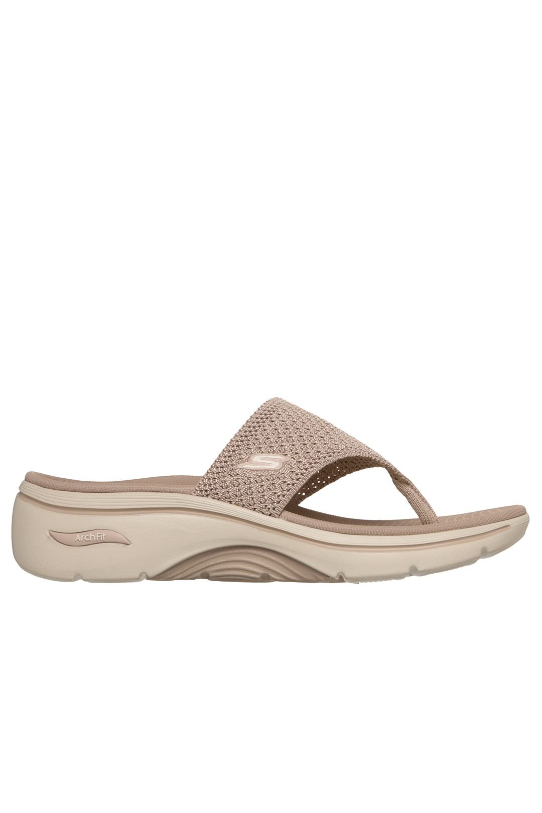 Skechers Skechers Women's GO WALK ARCH FIT 2.0 SANDALQuick-Dry Finished Knit Sandal Taupe - 3