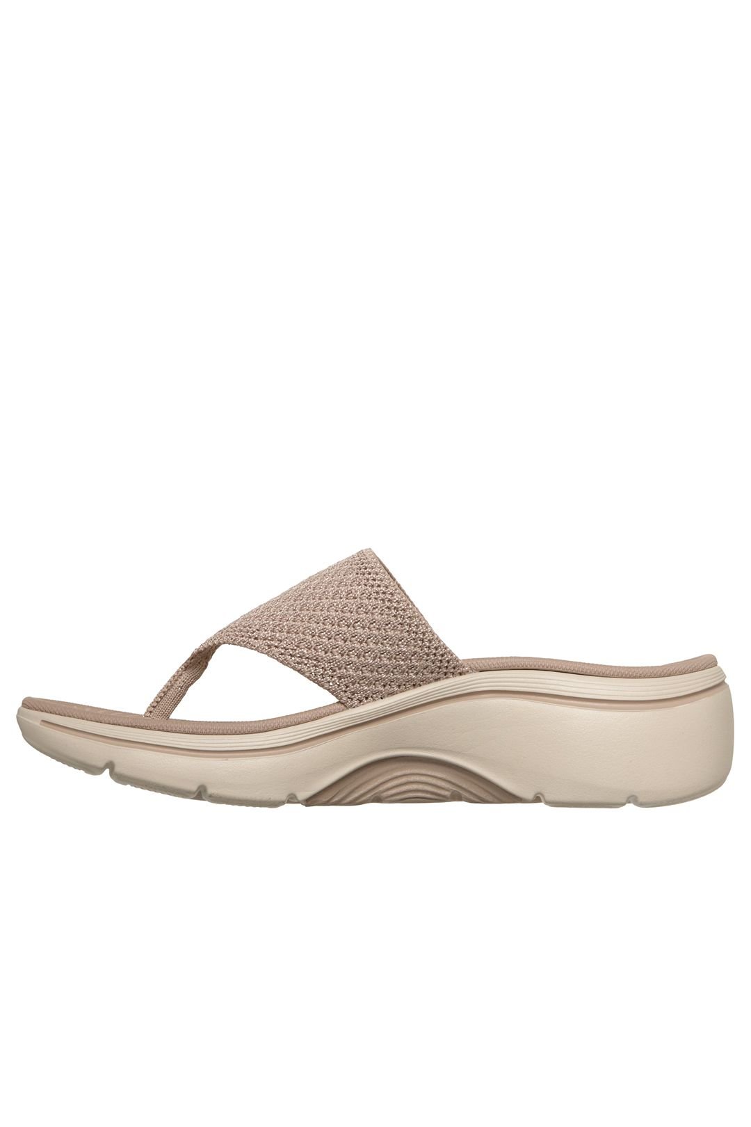 Skechers Skechers Women's GO WALK ARCH FIT 2.0 SANDALQuick-Dry Finished Knit Sandal Taupe - 4