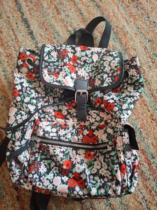 New Look Floral Backpack - 1