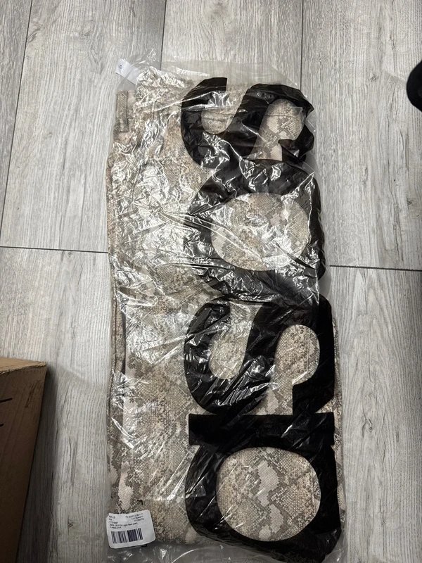 ASOS Design Flare jeans in snake print - 1