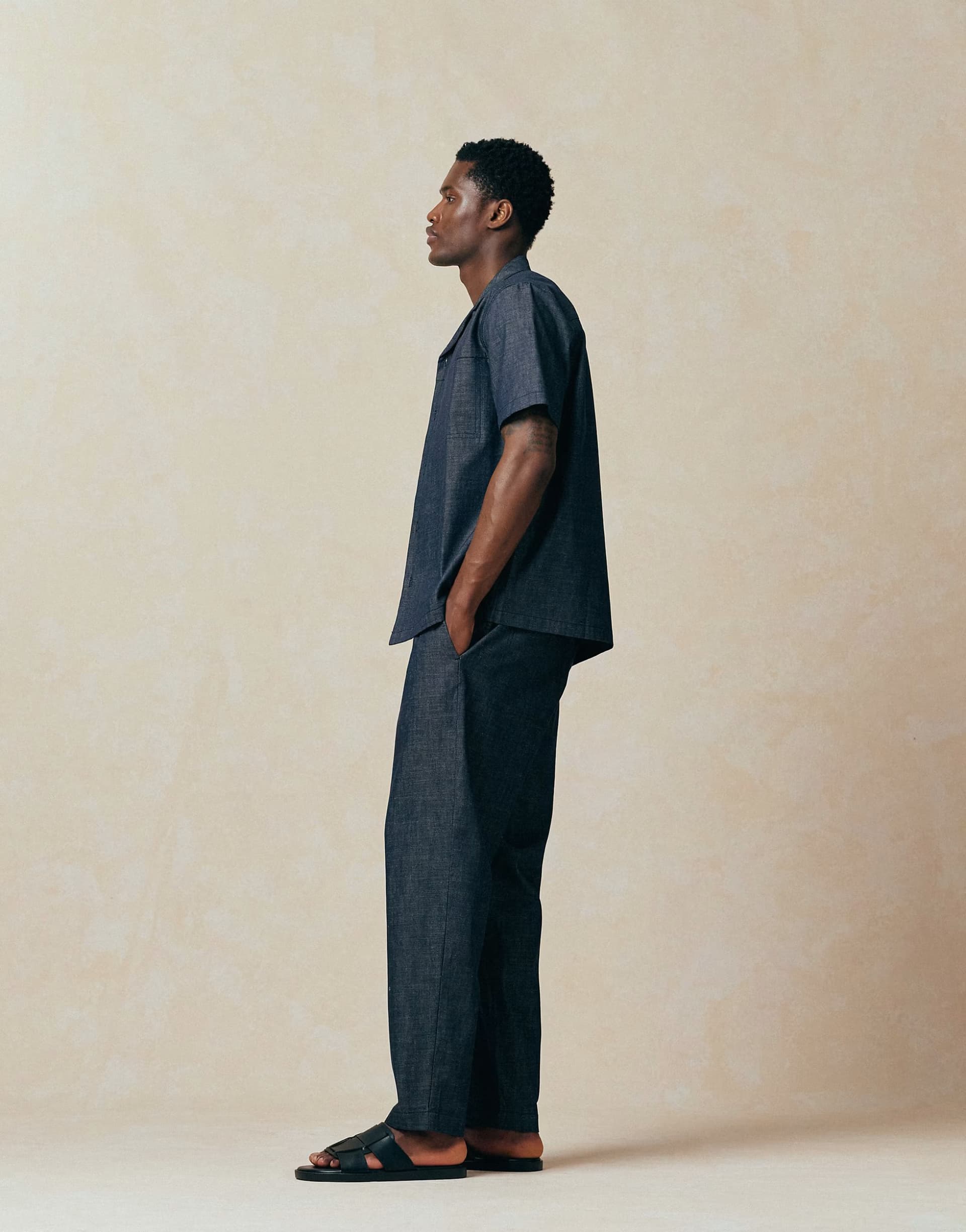 ASOS ASOS DESIGN co-ord relaxed lightweight denim jeans in raw wash