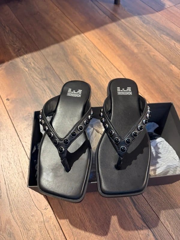 ASOS Leather flip flops - 1