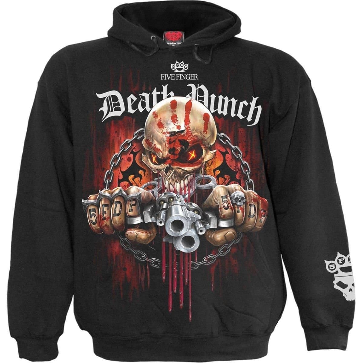 Spiral Spiral Men's 5FDP - ASSASSIN - Licensed Band Hoody Black