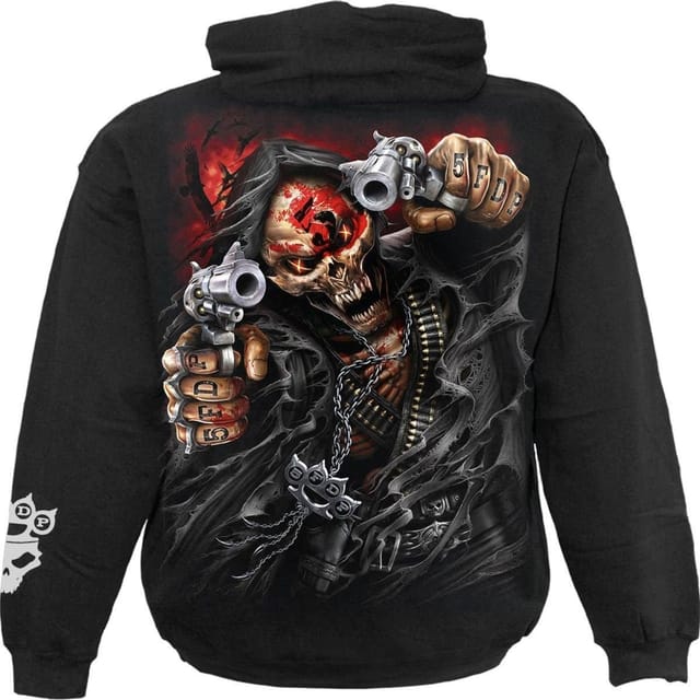 Spiral Spiral Men's 5FDP - ASSASSIN - Licensed Band Hoody Black - 2