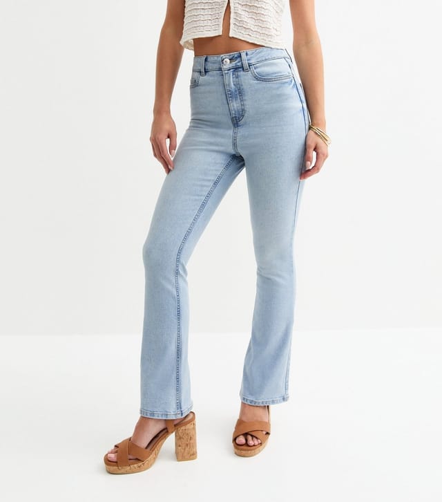 New Look Women's Petite Light Blue Bootcut Leg Jeans New Look - 3