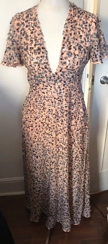 Zara Zara viral stunning sequin embellished midi dress (hard to come by) M