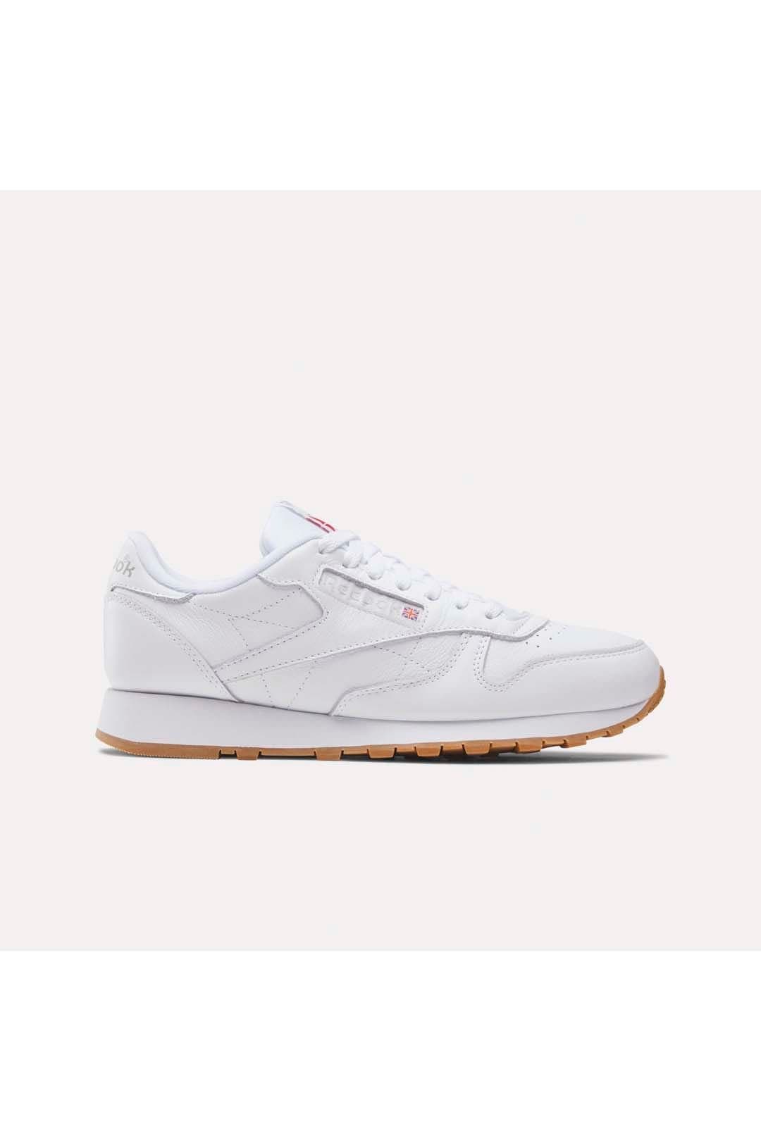 Reebok Reebok Men's Classic Leather Trainers White/Grey in White