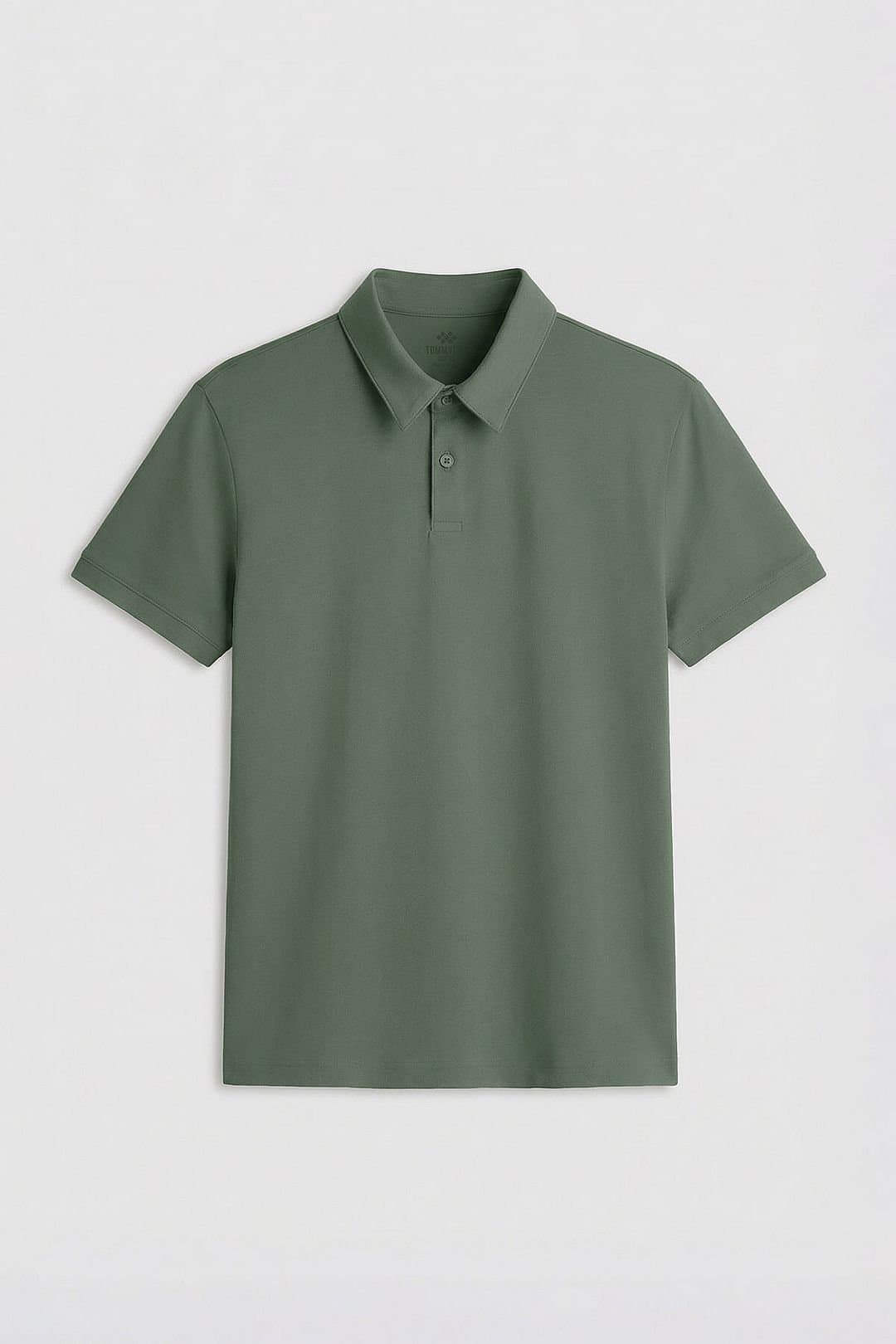 Tommy Life Tommy Life Men's Cotton Elastane Polo T-Shirt in Green