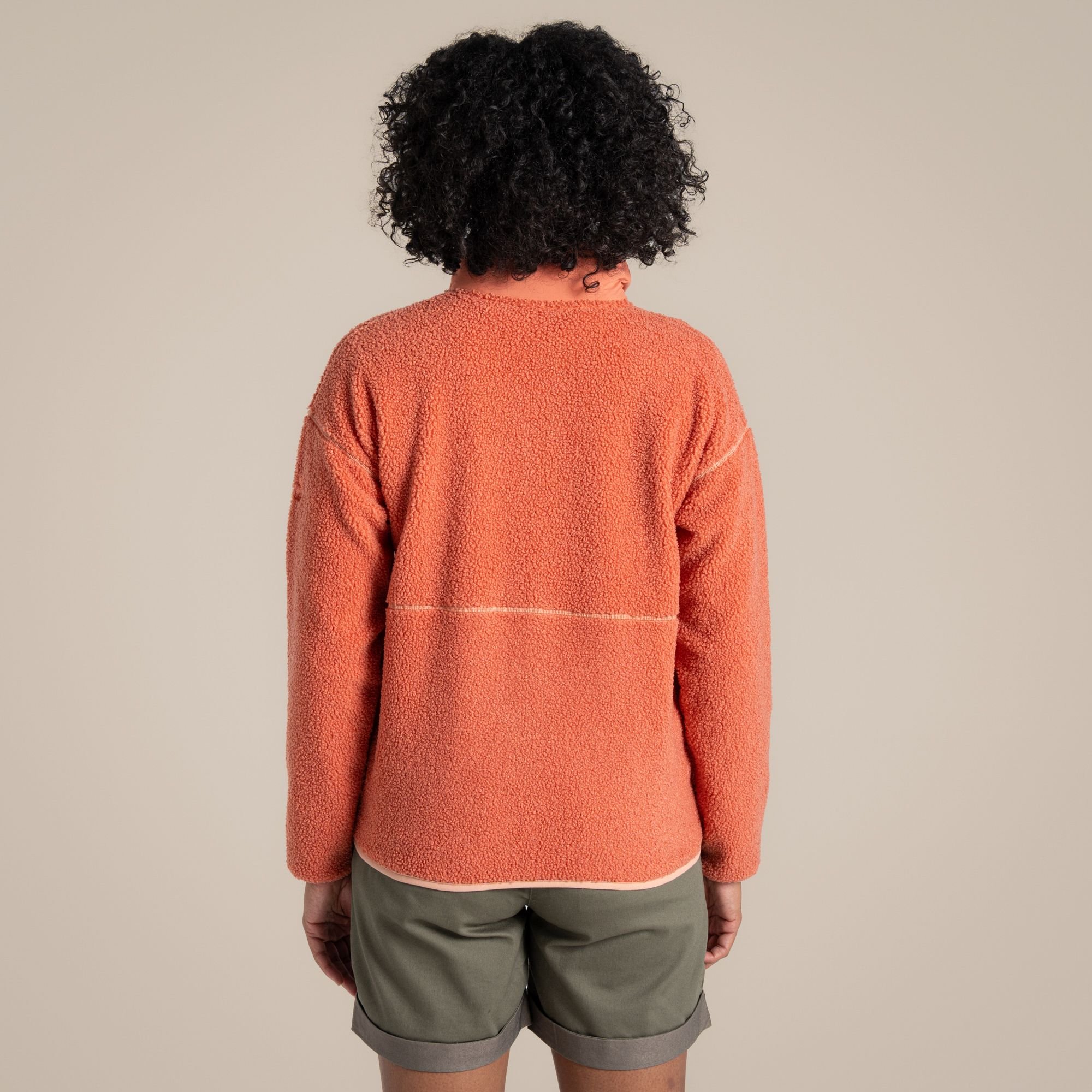 Craghoppers Craghoppers Women's Avens Borg Full-Zip Insulating Active Fleece Jacket in Light Grey - 2