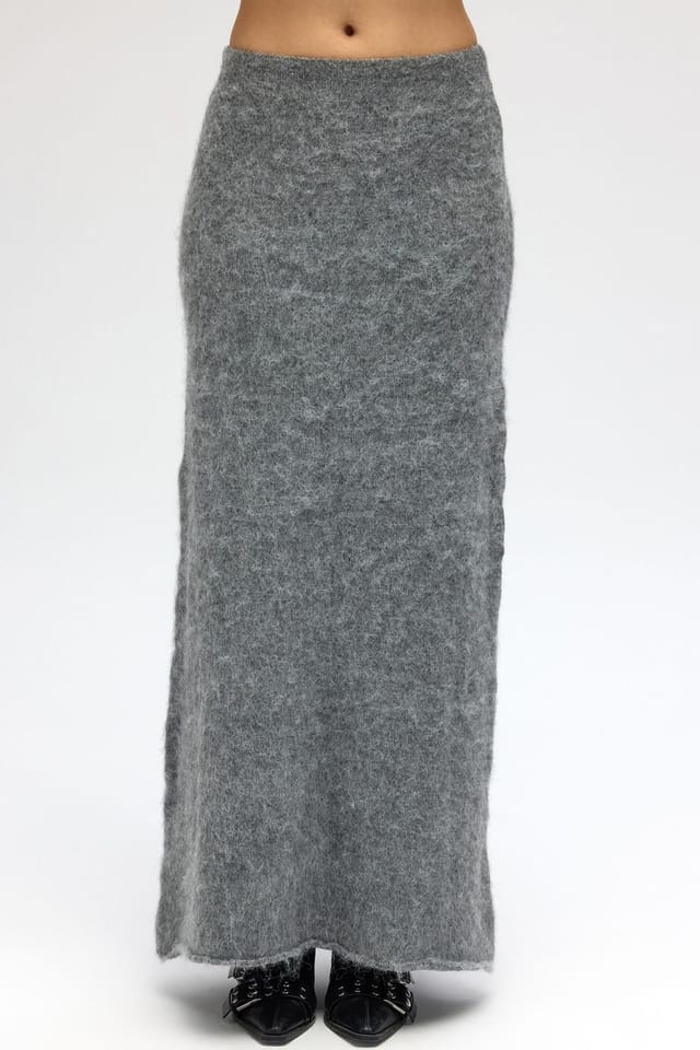 MAI STUDIOS CO. MAI STUDIOS CO. Women's Nivra Knit Maxi Skirt in Grey - 3