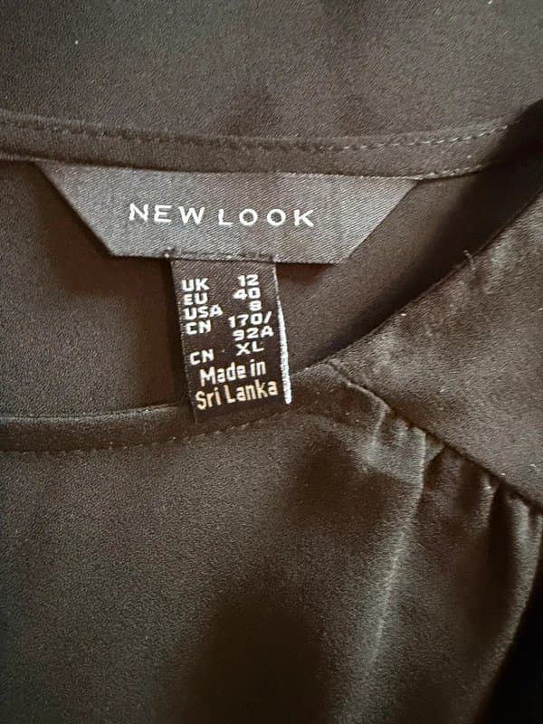 New Look New Look black chiffon top 12