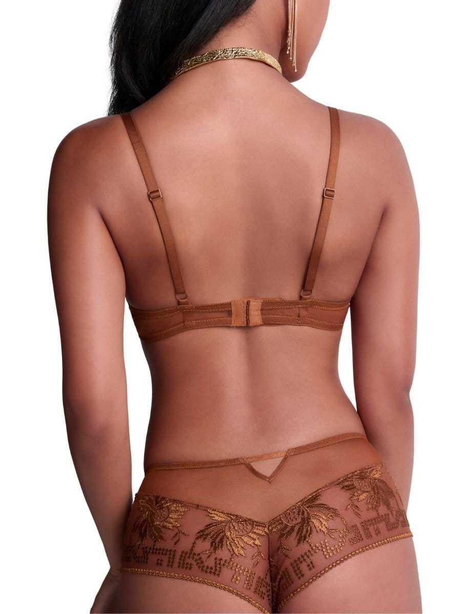 Aubade Aubade Women's Rules of Attraction Cheeky Short in Brown - 4