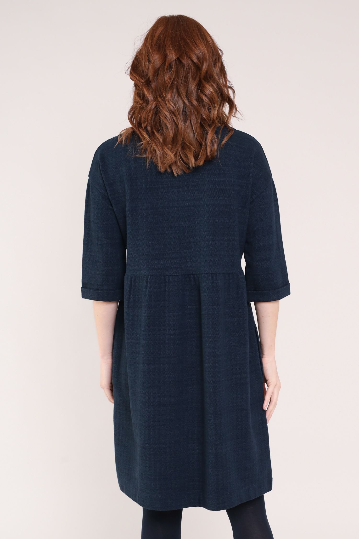 Nomads Clothing Nomads Clothing Women's Cotton Tunic Dress in Dark Navy - 3