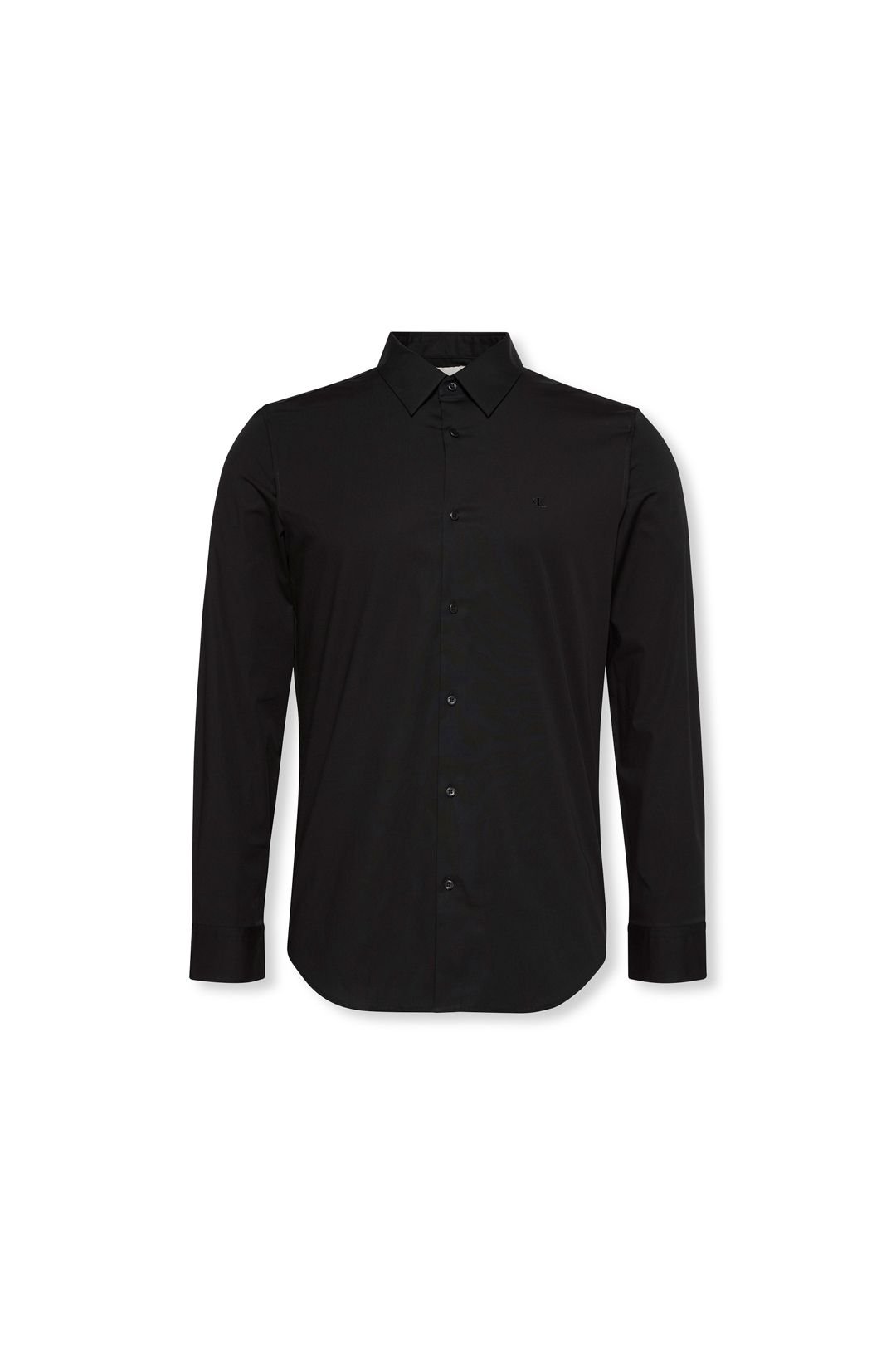 Calvin Klein Calvin Klein Men's LS Solid Stretch Slim Shirt Black - 4