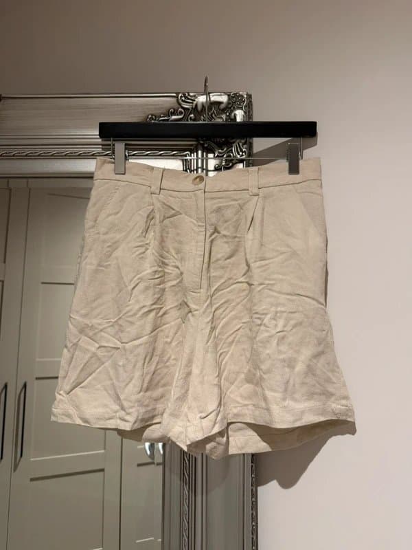 ASOS Beige linen shorts
