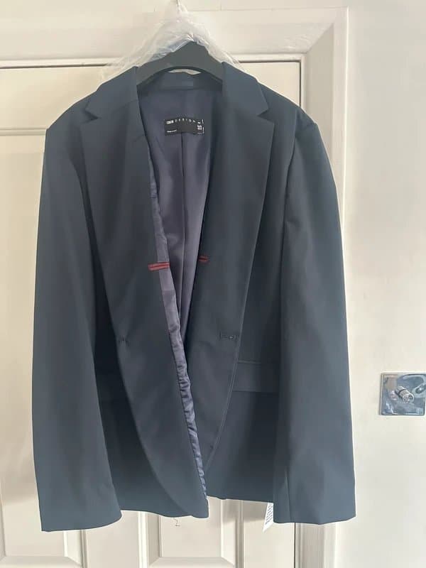 ASOS ASOS Design skinny suit jacket in navy 44XL